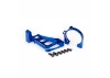 Traxxas Motor mounts (front + rear) (blue-anodised 6061-T6 aluminium)/ 3x10mm CCS (with threadlock) (4)/ 4x12mm BCS (with threadlock) (2) (for use with 3461 motor)