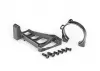 Traxxas Motor mounts (front + rear) (gray-anodised 6061-T6 aluminium)/ 3x10mm CCS (with threadlock) (4)/ 4x12mm BCS (with threadlock) (2) (for use with 3461 motor)