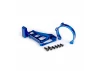 Traxxas Motor mounts (front + rear) (blue-anodised 6061-T6 aluminium)/ 3x10mm CCS (with threadlock) (4)/ 4x12mm BCS (with threadlock) (2) (for use with 3483 motor)