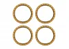 Traxxas Beadlock rings, bronze (machined aluminium) (4)