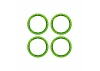 Traxxas Beadlock rings, green (machined aluminium) (4)