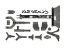 Traxxas Rebuild kit, boat trailer (front) (plastic parts and hardware only)