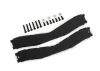 Traxxas Crossmember, front (top + bottom), boat trailer/ 3x8mm BCS (black stainless) (7)/ 3x15mm CS (black stainless) (6)/ M3x0.5mm square nuts (4)