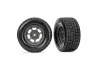 Traxxas Dirt Oval Grey Front Wheels w/ Hoosier Tyres (2)