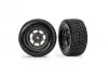 Traxxas Dirt Oval Grey Rear Wheels w/ Hoosier Tyres (2)