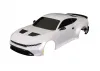 Traxxas Body, Ford Mustang, complete (white) (painted, decals applied) (includes side mirrors, spoiler, grilles, vents, + clipless mounting)
