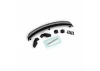 Traxxas Mirrors, side, black (left + right)/ mirror retainers (2)/ spoiler, black/ 2.5x10 BCS (5) (fits 10511 body)