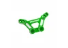 Traxxas Shock tower, front, 6061-T6 aluminium (green-anodised)/ 3x15mm BCS (with threadlock) (2)