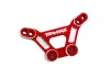 Traxxas Shock tower, front, 6061-T6 aluminium (red-anodised)/ 3x15mm BCS (with threadlock) (2)