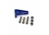 Traxxas Rudder arm, aluminium/ 3x15mm BCS (stainless) (2)/ 3x18mm BCS (stainless) (1)/ NL 3.0 (3)