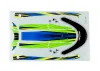 Traxxas Decal set, hatch (green) (waterproof) (for Disruptor)