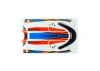 Traxxas Decal set, hatch (orange) (waterproof) (for Disruptor)