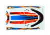 Traxxas Decal set, hatch (orange) (waterproof) (for Disruptor)