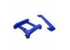 Traxxas Skid plate (roof), tailgate protector (blue), mounts (2), 3x8mm BCS (7) (fits 10711 body)