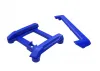 Traxxas Skid plate (roof), tailgate protector (blue), mounts (2), 3x8mm BCS (7) (fits 10711 body)