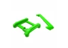 Traxxas Skid plate (roof), tailgate protector (green), mounts (2), 3x8mm BCS (7) (fits 10711 body)