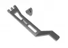 Traxxas Battery hold-down, hold-down post (gray-anodised 6061-T6 aluminium), 3x15mm BCS (with threadlock) (1)