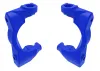 Traxxas Caster blocks (c-hubs), left + right (blue)