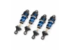 Traxxas Shocks, GTR long, blue-anodised, PTFE-coated bodies with TiN shafts (assembled with springs) (4)