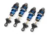 Traxxas Shocks, GTR long, blue-anodised, PTFE-coated bodies with TiN shafts (assembled with springs) (4)