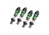 Traxxas Shocks, GTR long, green-anodised, PTFE-coated bodies with TiN shafts (assembled with springs) (4)