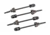 Traxxas Driveshafts, steel constant-velocity (assembled), front or rear (4), drive cups (4), screw pins (4) (for use with 10790 Mini MAXX WideMaxx suspension kit)