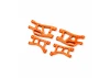 Traxxas Orange Front Upper + Lower Suspension Arms (L+R)