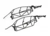 Traxxas Cage, body (left + right) (attaches to 10911 body)