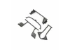 Traxxas Crossbars, body cage (front + rear) (attaches to 10911 body)