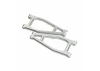 Traxxas Suspension arms, upper (left + right, front) (6061-T6 aluminium, silver-anodised), 3x8mm BCS (with threadlock) (8)