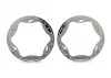 Traxxas Beadlock rings, rear, chrome (4.3) (2)