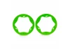 Traxxas Beadlock rings, rear, green (4.3) (2)