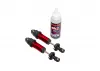 Traxxas Shocks, GT-MAXX, front, aluminium, red-anodised (fully assembled w/o springs) (2)