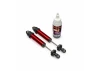 Traxxas Shocks, GT-MAXX, rear, aluminium, red-anodised (fully assembled w/o springs) (2)
