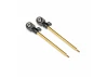 Traxxas Shock shafts, GT-MAXX, 110mm (assembled with rod ends + hollow balls) (TiN-coated) (2)