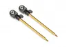 Traxxas Shock shafts, GT-MAXX, 110mm (assembled with rod ends + hollow balls) (TiN-coated) (2)