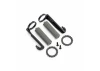 Traxxas Reservoirs, shocks, front (2)/ 3x8mm BCS (2)