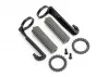 Traxxas Reservoirs, shocks, front (2)/ 3x8mm BCS (2)
