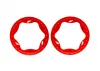 Traxxas Beadlock rings, front, red (3.5) (2)