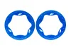 Traxxas Beadlock rings, rear, blue (3.9) (2)
