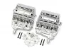Traxxas Engine block, satin chrome, 3x25mm CS (4)