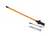 Traxxas Whip light, LED, orange (assembled) (1)/ 3x12mm BCS (2) (replacement for 1 whip light, left or right) (requires 6588X accessory power supply)