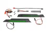 Traxxas LED light kit, green, complete (underbody) (includes 3-volt accessory power supply, power harnesses + mounting hardware)