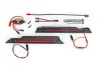 Traxxas LED light kit, red, complete (underbody) (includes 3-volt accessory power supply, power harnesses + mounting hardware)