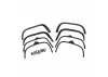 Traxxas Replacement fender flares for the 11011-series TRX-4 Nissan Pathfinder body. Includes mounts and 2x8 mm screws (30)