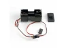 Traxxas Battery holder with on/off switch/ rubber on/off switch cover