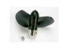 Traxxas New style plastic propeller for Villain EX. Requires change to smaller pinion gears when used on older Villains equipped with part 1534 and 1533 propellers.
