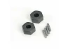 Traxxas 12mm Hex Wheel Hubs (2)/ stub axle pins (2)