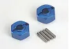 Traxxas Lightweight Blue-anodized Aluminium 12mm Hex Wheel Hubs (2) + Axle Pins (4)