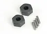 Traxxas 12mm Hex Wheel Hubs (2)/ stub axle pins (2)